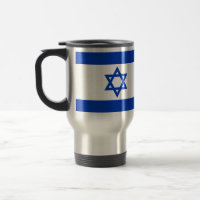 Israel flag blue and white modern patriotic