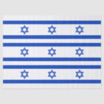 Israel flag blue and white Star of David pattern Tissue Paper<br><div class="desc">Israel flag blue and white star of David modern pattern patriotic gift Wrapping tissue paper. Great for Hanukkah.
Israeli Flag.</div>