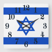 Israel flag blue Star of David