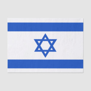 Israel flag blue Star of David Tissue Paper
