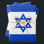 Israel flag blue white modern pattern patriotic wrapping paper sheet<br><div class="desc">Israel flag blue and white modern pattern patriotic gift Wrapping Paper Sheets. Great for Hanukkah.
Israeli Flag.
This wrapping paper is great for Hanukkah, Chanukah, bar mitzvah, bat mitzvah, Shabbat and Jewish Holidays.</div>
