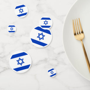 Israel flag  confetti