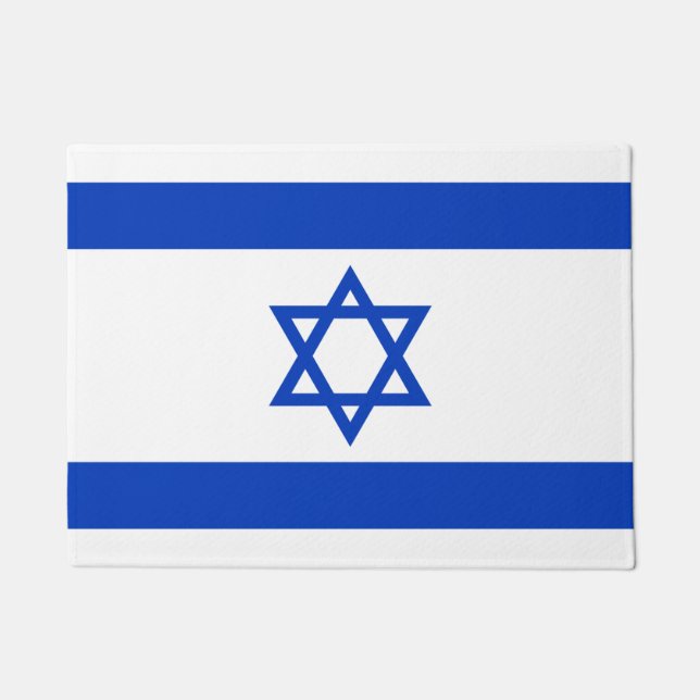 Israel Flag Doormat (Front)