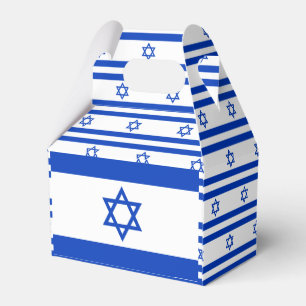 Israel Flag Favor Box