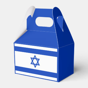 Israel flag  favor box