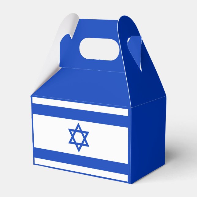 Israel flag  favor box (Front Side)