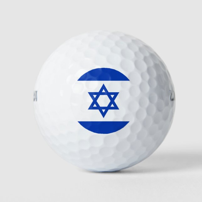 Israel flag golf balls (Front)