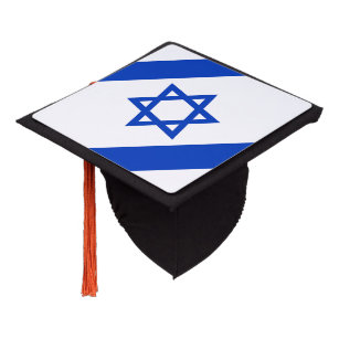 Israel Flag Graduation Cap Topper