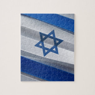 Israel flag jigsaw puzzle
