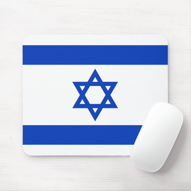 Israel flag mouse pad (With Mouse)
