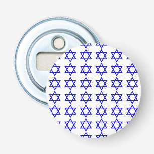 Israel flag pattern bottle opener