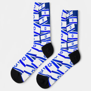 Israel Flag Pattern Socks