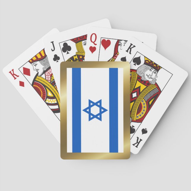 Israel Flag Playing Cards (Back)