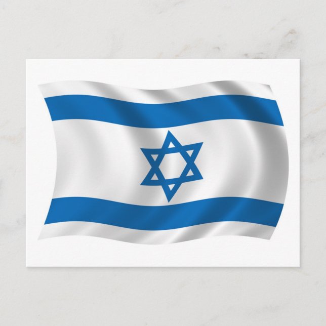 Israel Flag Postcard (Front)