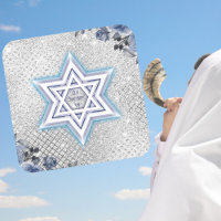 Israel Flag Star of David Hebrew Am Yisrael Chai 