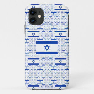 Israel Flag - Star of David -  in Layers iPhone 11 Case