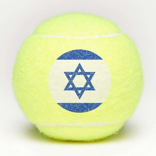 Israel flag tennis balls (Front)