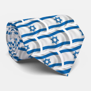 Israel Flag Tie