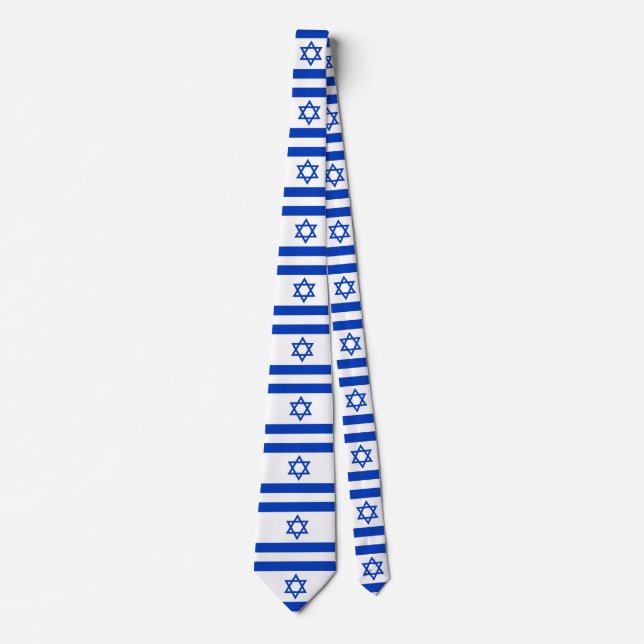 Israel Flag Tie (Front)