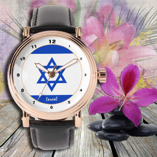 Israel Flag watch, patriots, Israel fashion Watch