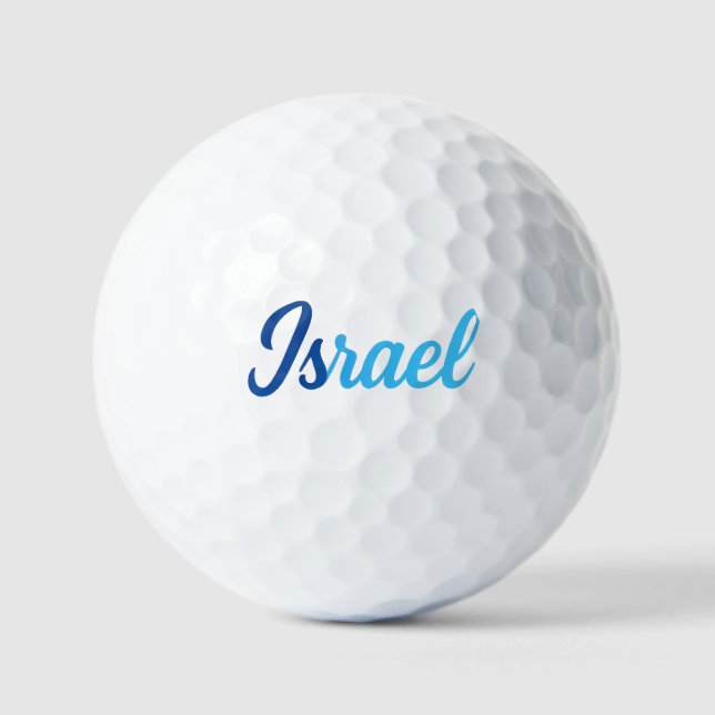 Israel Golf Balls (Front)