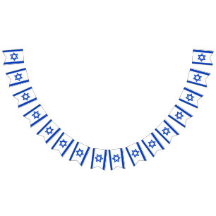 Israel Independence Day Yom Ha'atzmaut Bunting Flags