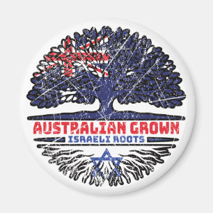 Israel Israeli Australian Australia Tree Roots Magnet