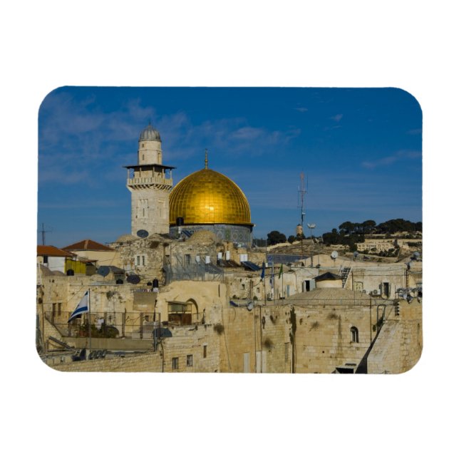 Israel, Jerusalem, Dome of the Rock Magnet (Horizontal)