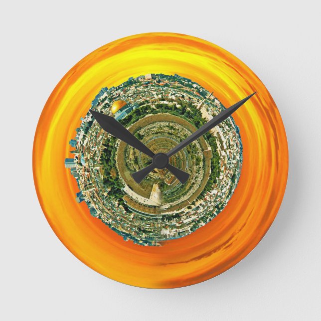 israel jerusalem round clock (Front)