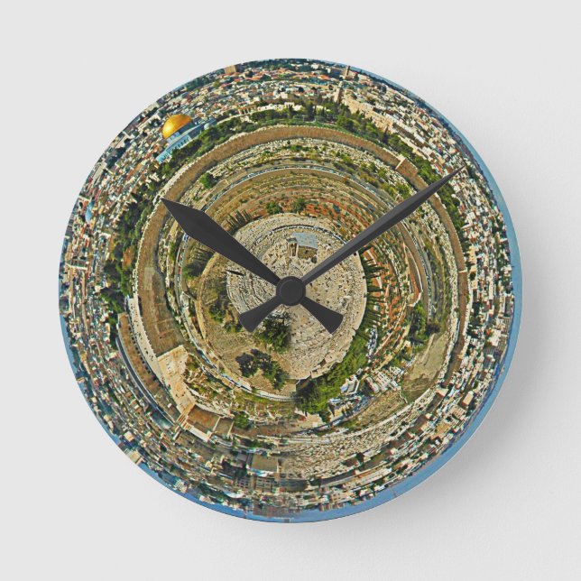 israel jerusalem round clock (Front)
