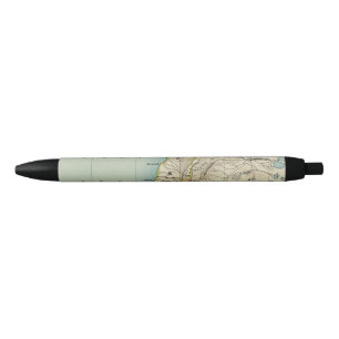Israel Map Black Ink Pen