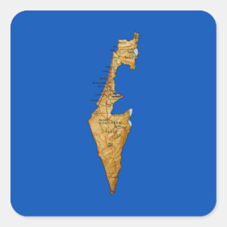 Israel Map Sticker