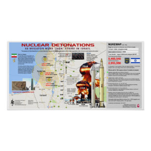 Israel Nuclear Detonations Poster