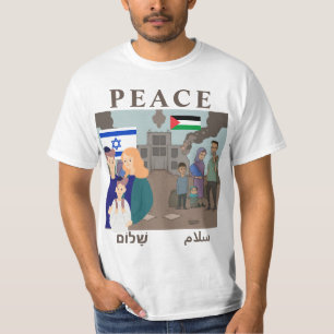 Israel - Palestine War PEACE FAMILY T-Shirt
