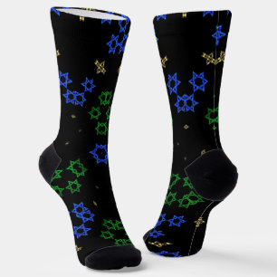 israel star of david socks