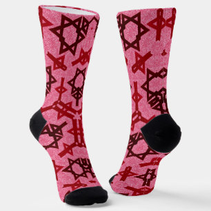 israel star of david socks
