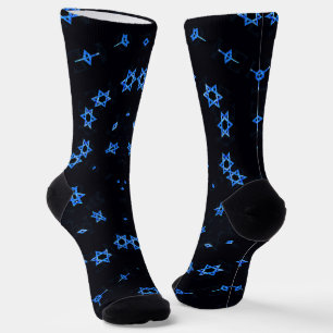 israel star of david socks
