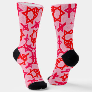 israel star of david socks