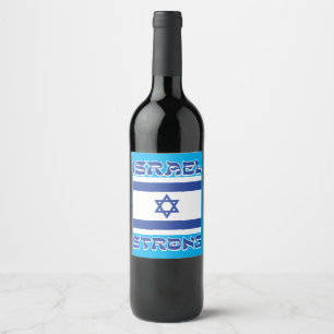 Israel Strong Wine Label