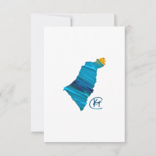 Israel Studio Art Thank You Card
