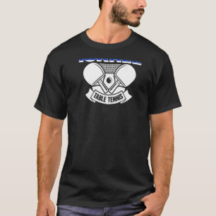 Israel Table Tennis Support Israeli Ping Pong Te T-Shirt