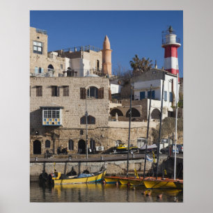 Israel, Tel Aviv, Jaffa, Jaffa Old Port Poster