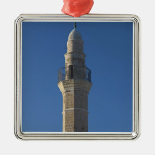 Israel, Tel Aviv, Jaffa, mosque minaret Metal Ornament