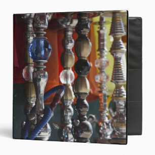 Israel, Tel Aviv, Jaffa, sheesha water pipes Binder