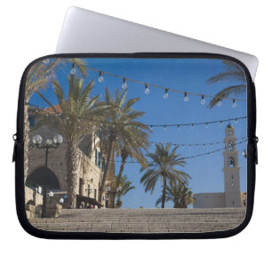 Israel, Tel Aviv, Jaffa, stairs, Old Jaffa Laptop Sleeve