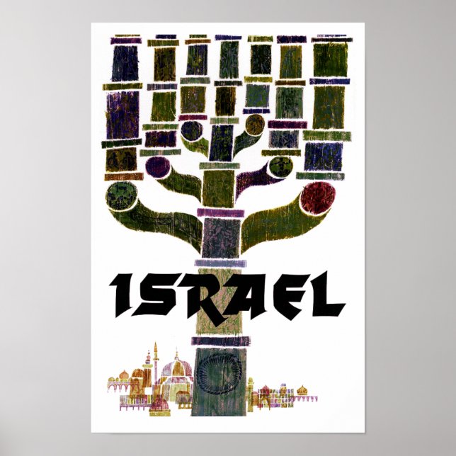 Israel travel poster (Front)