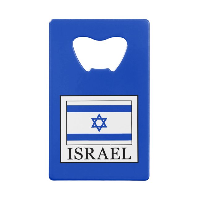 Israel Wallet Bottle Opener (Front)