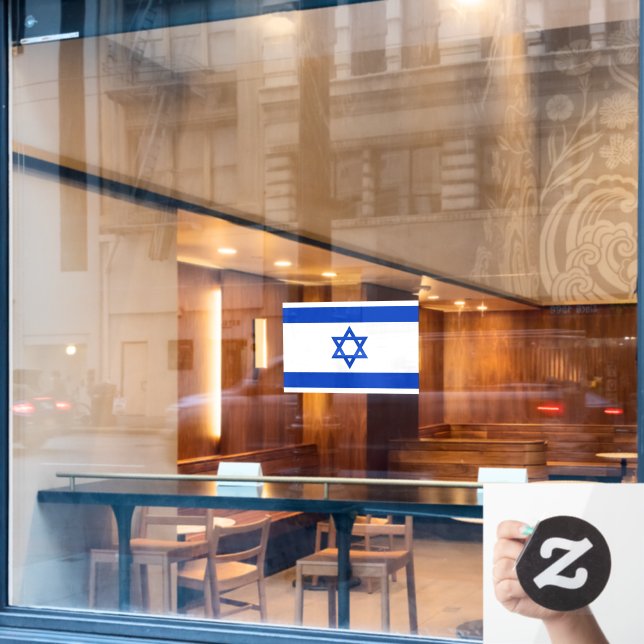 israel window cling (Cafe Window)