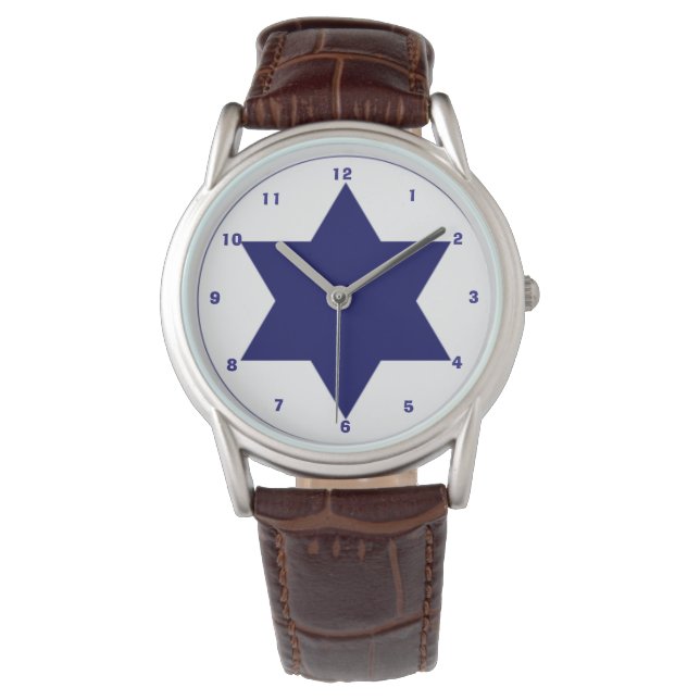 Israeli Air Force Roundel  Wrist Watch (Front)