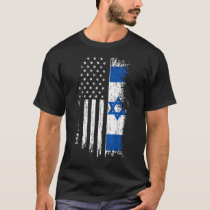 Israeli American Flag T-Shirt